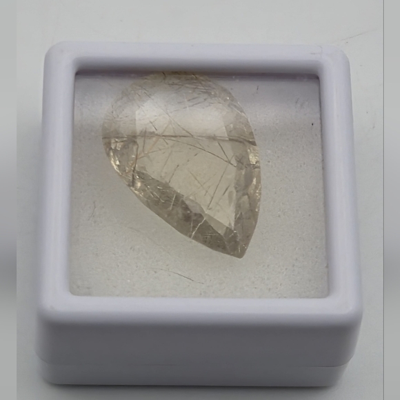 Rutilated Citrine Gemstone - Picture 3 of 4